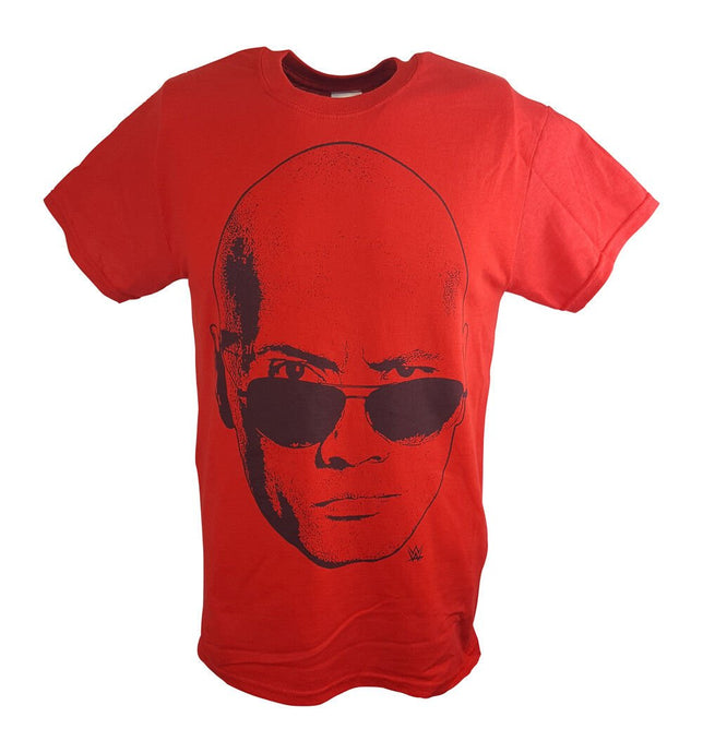 The Rock Face Profile WWE Mens Red T-shirt