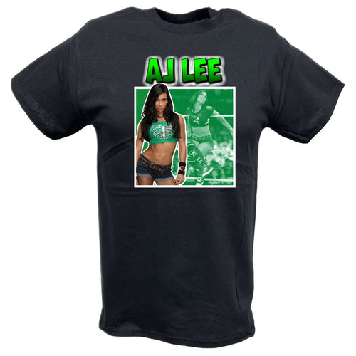 AJ Lee Green with Envy Logo T-shirt