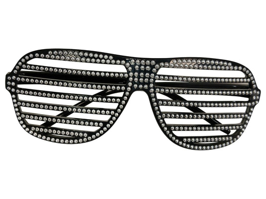 Macho Man Studded Colored Costume Glasses