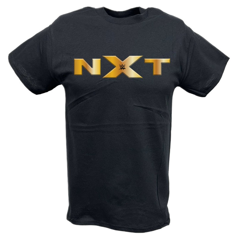 Load image into Gallery viewer, NXT Gold Logo Mens Black T-shirt
