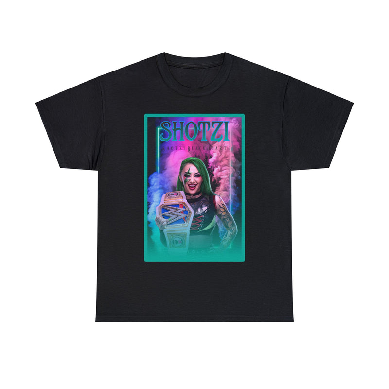 Load image into Gallery viewer, Shotzi Blackheart Champion Black T-shirt
