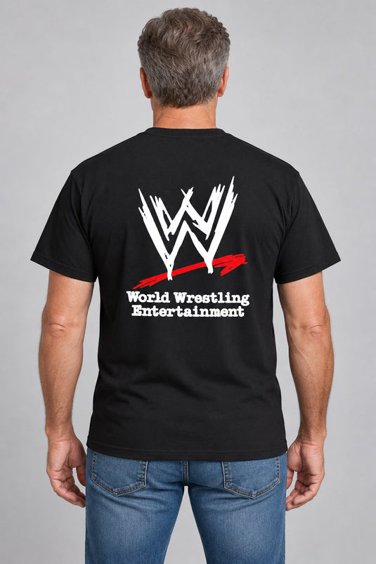 WWF Old Logo Get The F Out World Wrestling Entertainment T-shirt