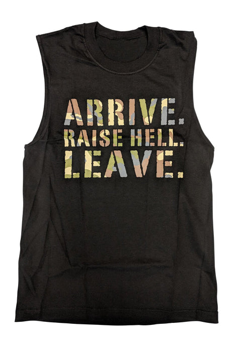 Stone Cold Steve Austin Camo Raise Hell Leave Mens Sleeveless T-shirt