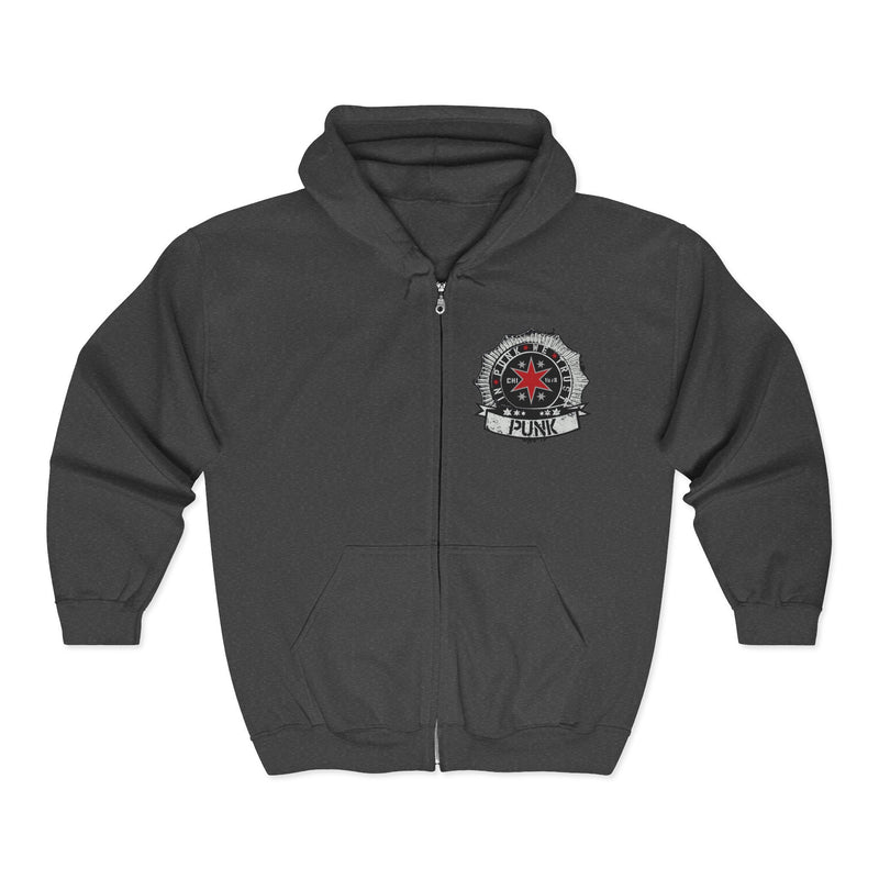 Load image into Gallery viewer, In CM Punk Seal We Trust Grey Zipper Hoody
