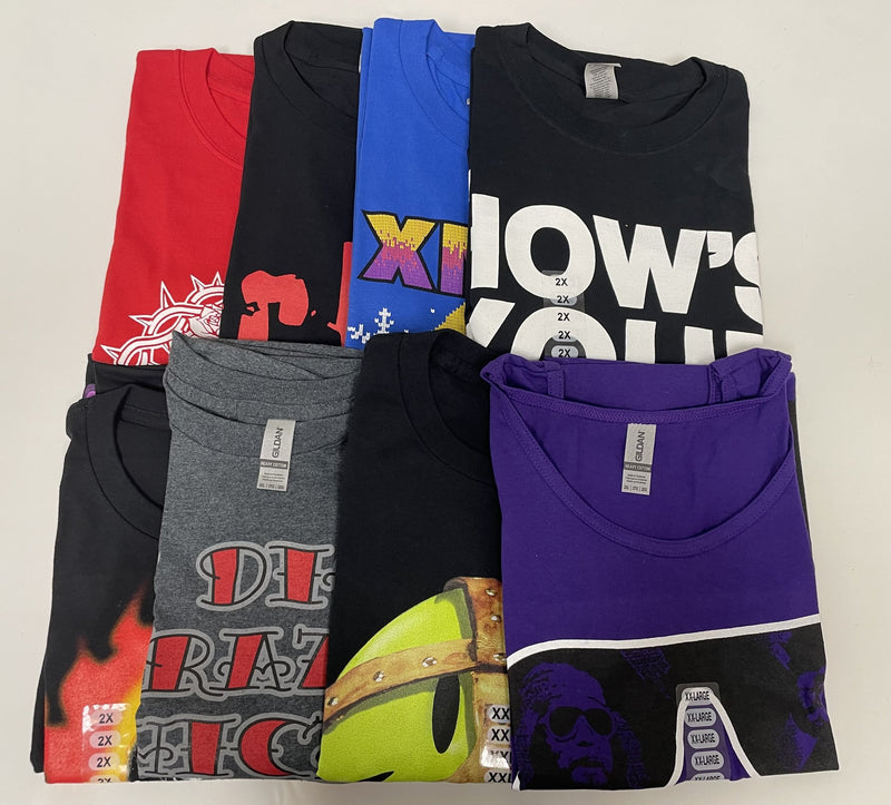 Load image into Gallery viewer, 8 Men Size XXL WWE T-shirts | Cena Orton Undertaker The Rock Lot 2
