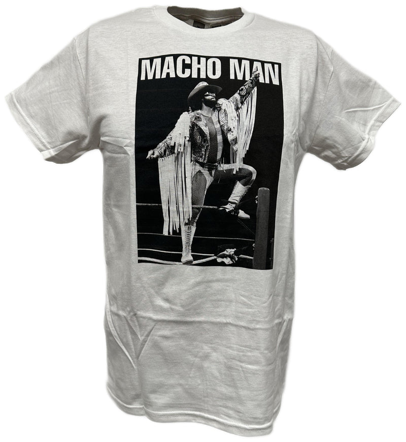 Load image into Gallery viewer, Macho Man Randy Savage Definitive Superstar Mens White T-shirt

