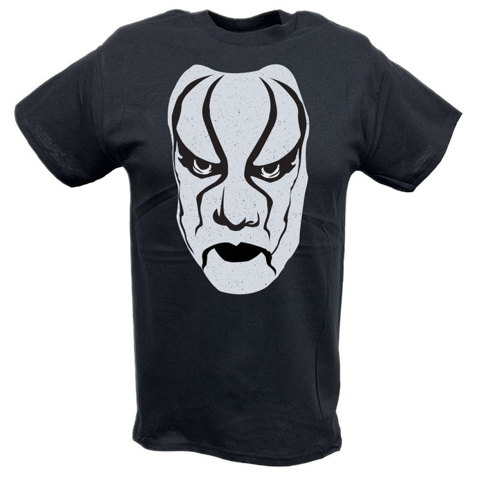 Sting White Warrior Mens Black T-shirt