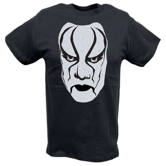 Sting White Warrior Mens Black T-shirt