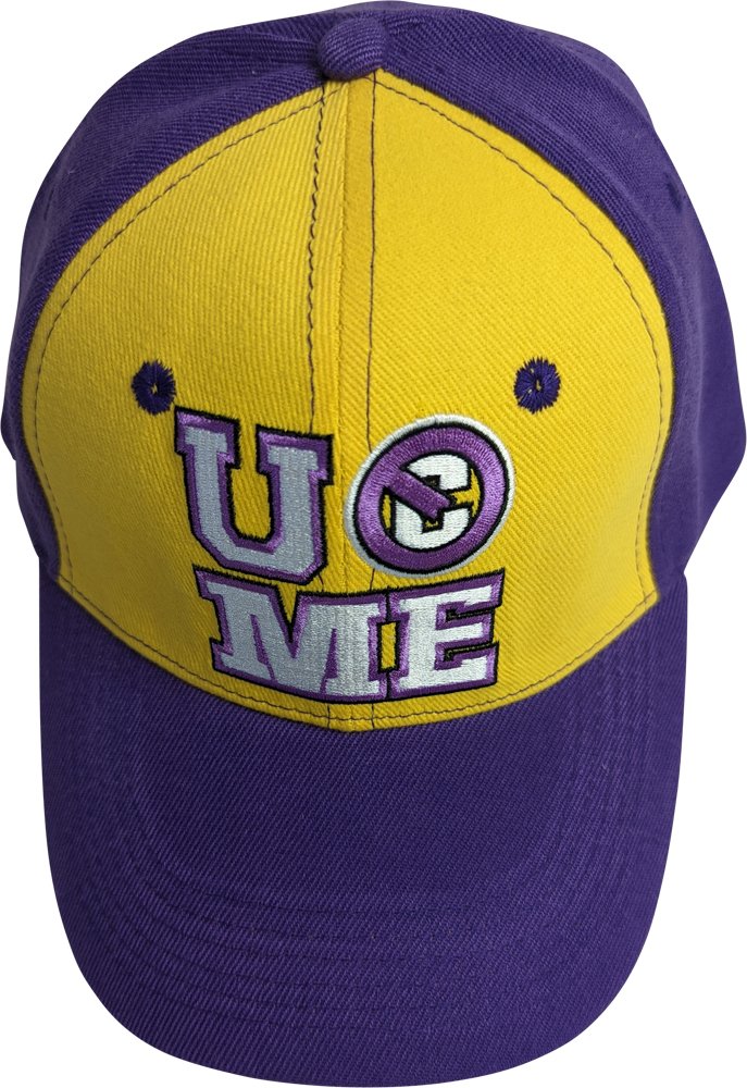 Load image into Gallery viewer, John Cena Purple Gold U Can&#39;t See Me Baseball Cap Hat New
