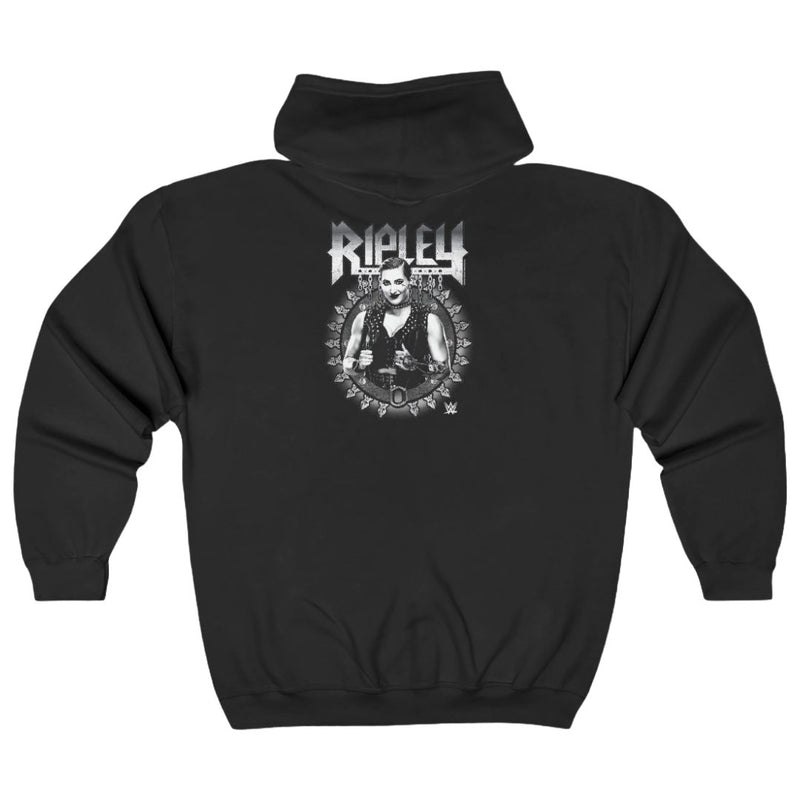 Load image into Gallery viewer, Rhea Bloody Ripley Black Zipper Hoody
