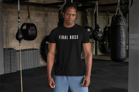 The Rock Final Boss Wrestlemania Black T-shirt