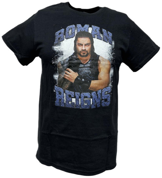 Roman Reigns Locked and Loaded Mens Black T-shirt