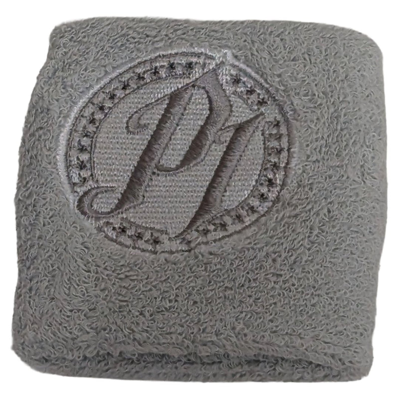 Load image into Gallery viewer, AJ Styles Authentic P1 Grey Logo Wristbands Set of 2 New
