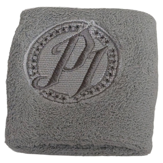 AJ Styles Authentic P1 Grey Logo Wristbands Set of 2 New