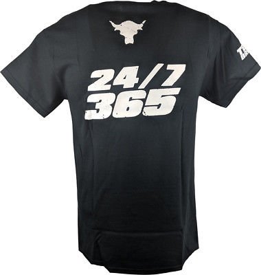 Load image into Gallery viewer, The Rock 24-7-365 Team Bring It Boots to Asses Mens Black T-shirt
