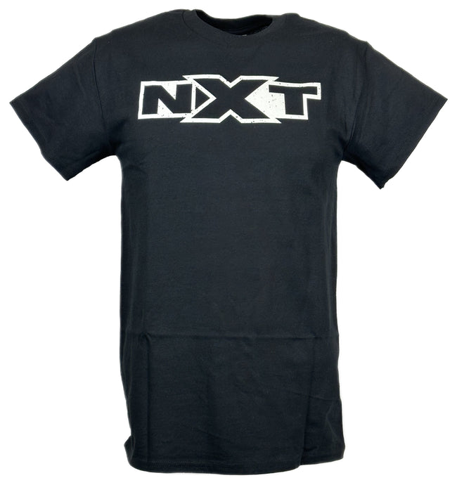 NXT Grey Logo WWE Mens Black T-shirt