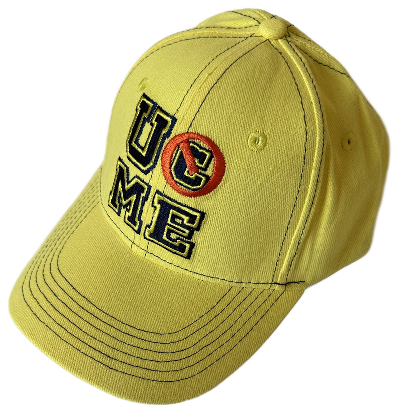 Load image into Gallery viewer, John Cena Yellow U Can&#39;t See Me WWE Baseball Cap Hat
