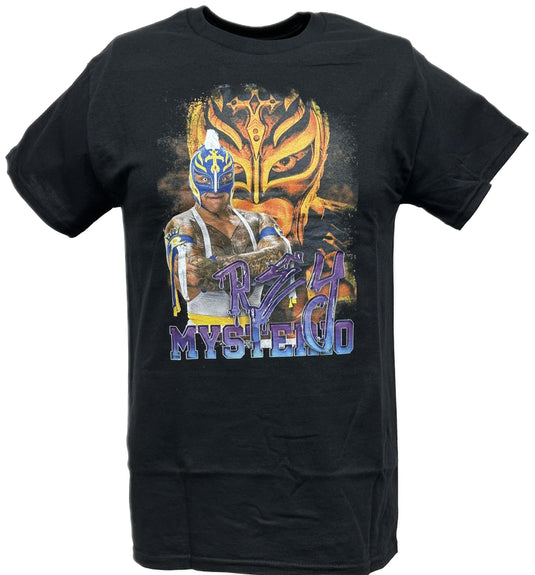 Rey Mysterio Double Dare Mens Black T-shirt
