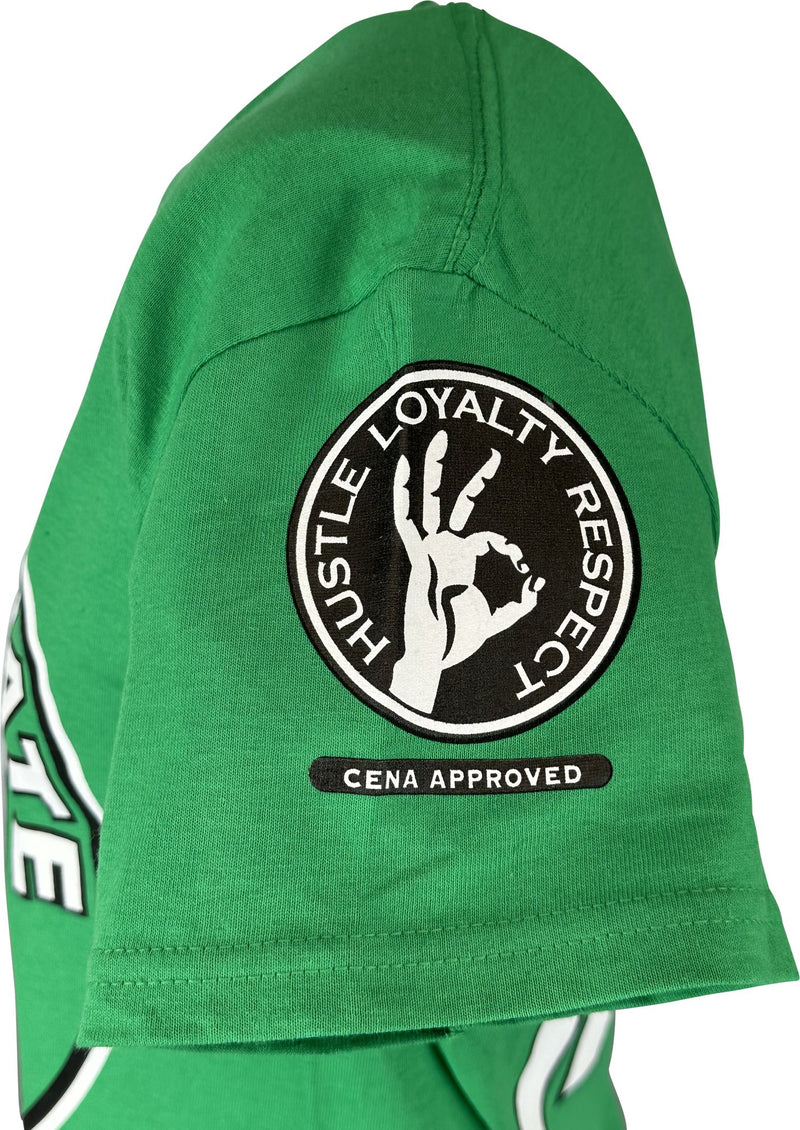 Load image into Gallery viewer, John Cena Green Mens Salute the Cenation Mens T-shirt
