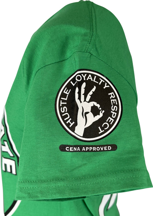 John Cena Green Mens Salute the Cenation Mens T-shirt