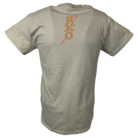 Randy Orton Strike First Viper Bolt Tan T-shirt