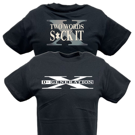 DX D-Generation X Two Words Classic Logo Black T-shirt
