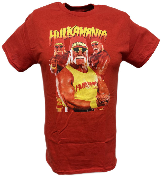 Hulk Hogan Hulking Up Mens T-shirt (Black, Red, and Yellow)