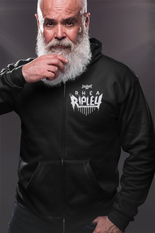 Load image into Gallery viewer, Rhea Bloody Ripley Black Zipper Hoody
