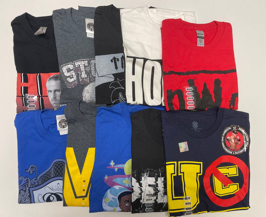 10 Men Size Medium WWE T-shirts | Cena Orton Undertaker The Rock Lot 2