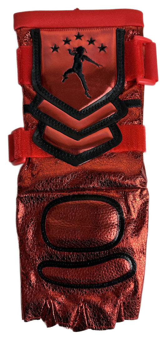 Premium Roman Reigns Red Glove and Gauntlet Set