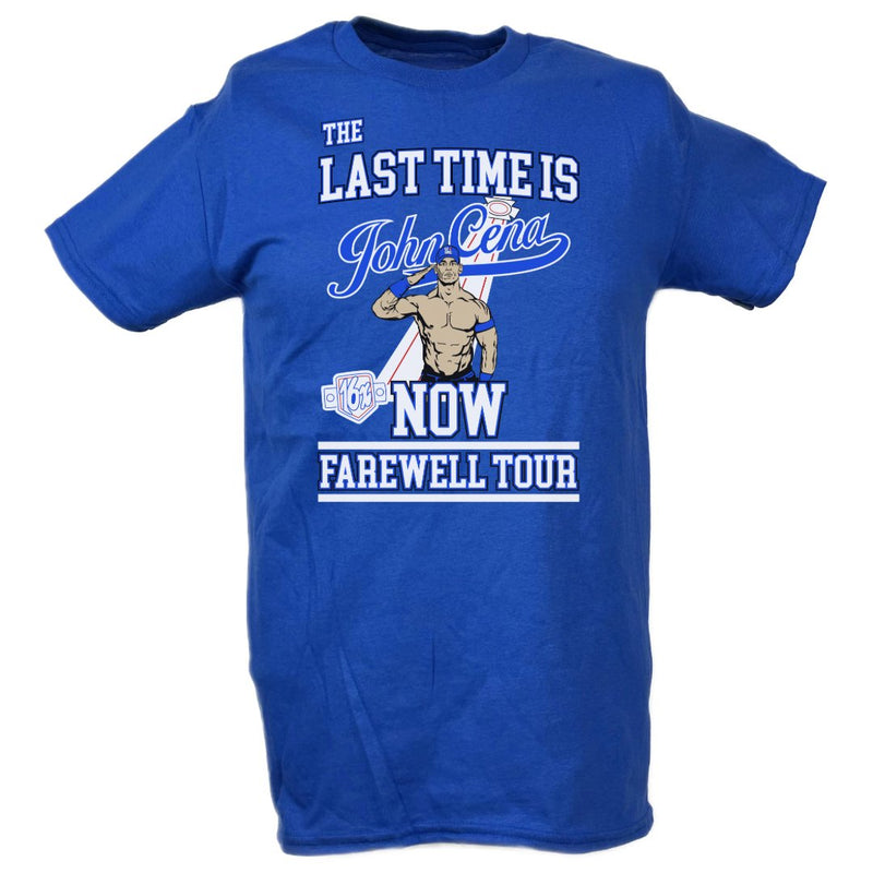Load image into Gallery viewer, John Cena 16x Farewell Tour Blue T-shirt
