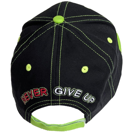 JOHN CENA Neon Green Never Give Up Baseball Cap Hat