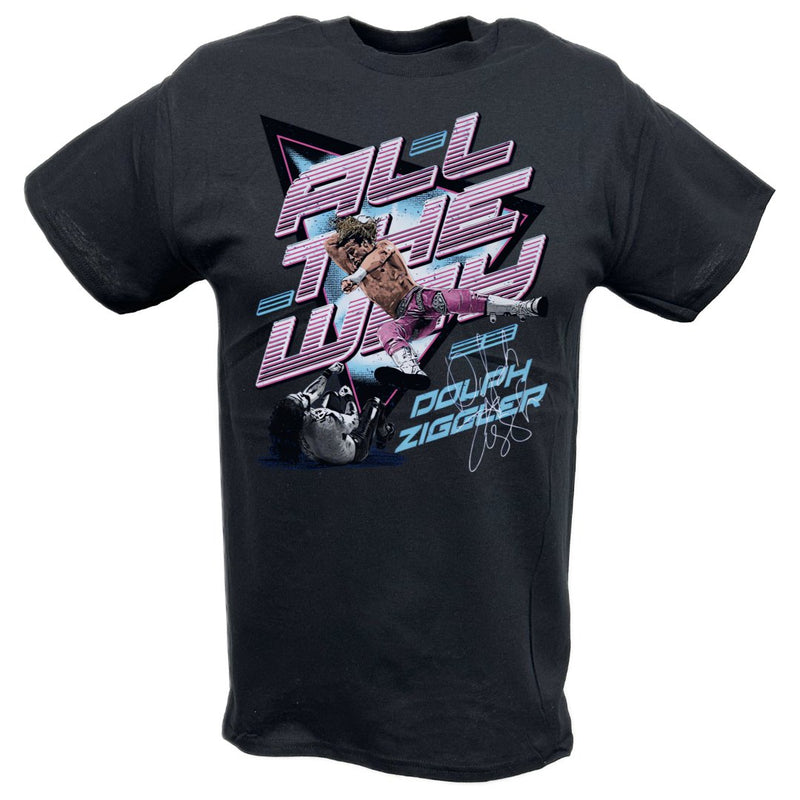 Load image into Gallery viewer, Dolph Ziggler All The Way Black T-shirt
