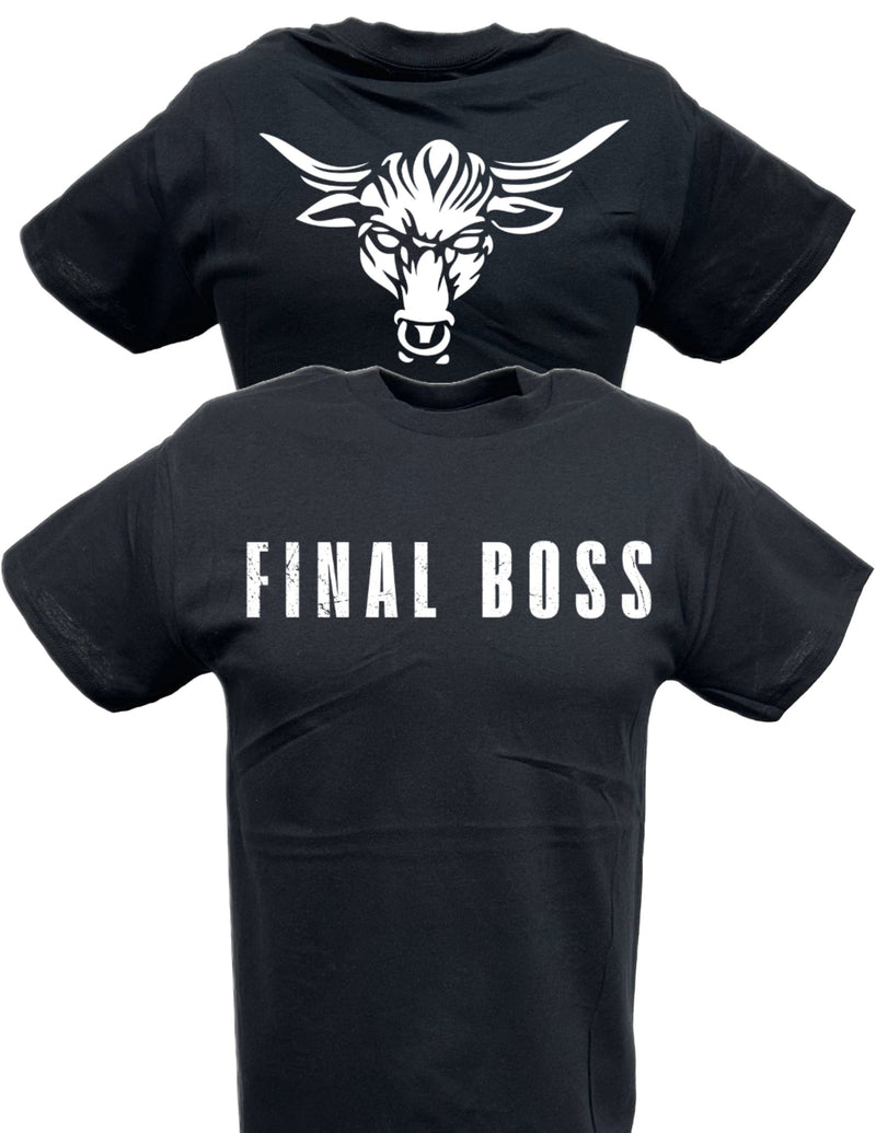 Load image into Gallery viewer, The Rock Final Boss Wrestlemania Black T-shirt
