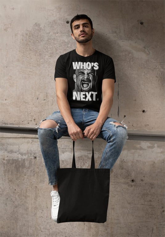 Bill Goldberg Who's Next Screaming Mens T-shirt