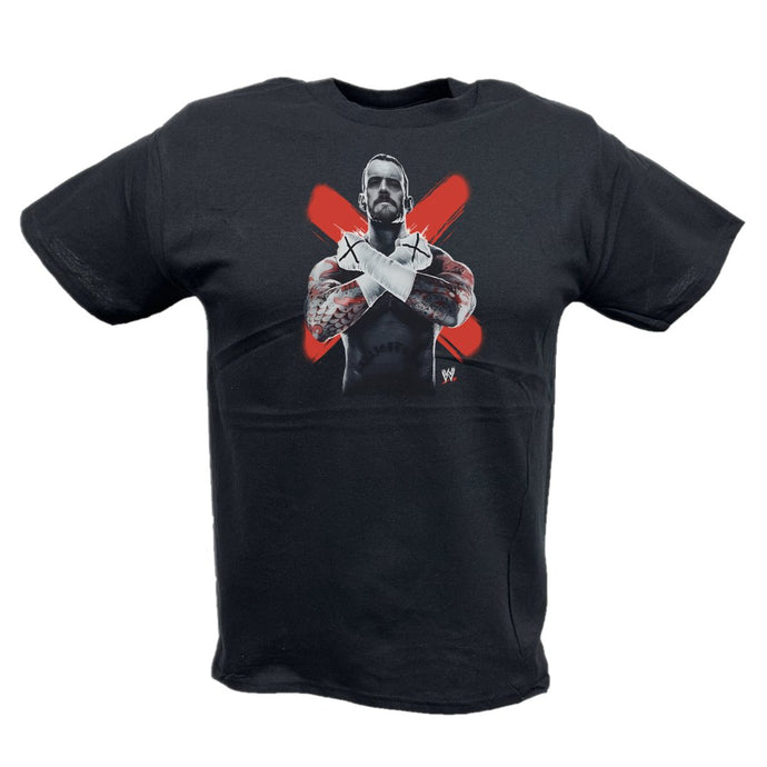CM Punk Cross Fists T-shirt Boys Kids Juvy Youth