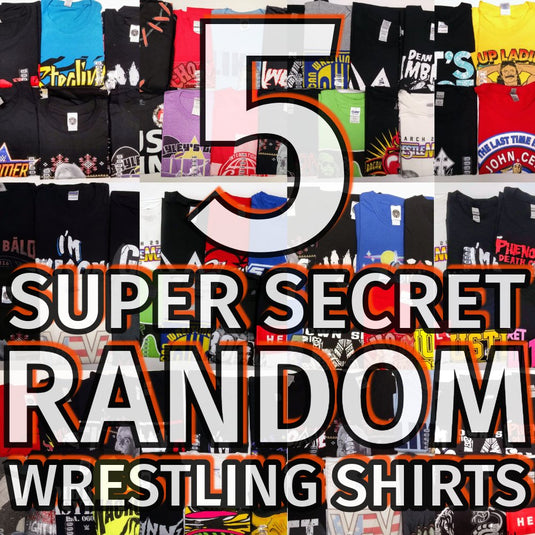 5 Random Wrestling T-Shirts New