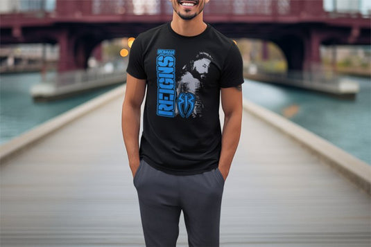 Roman Reigns Big Dog Mens Black T-shirt