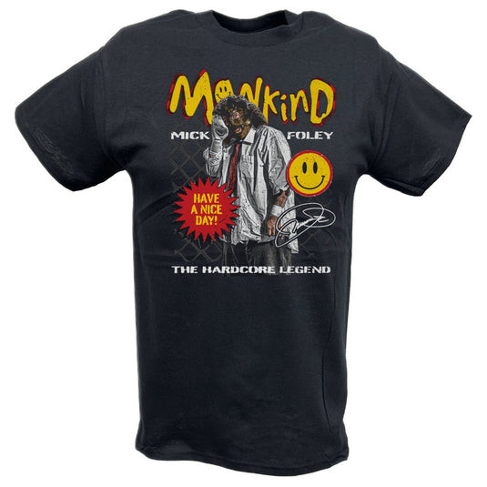 Mankind Mick Foley Hardcore Legend T-shirt