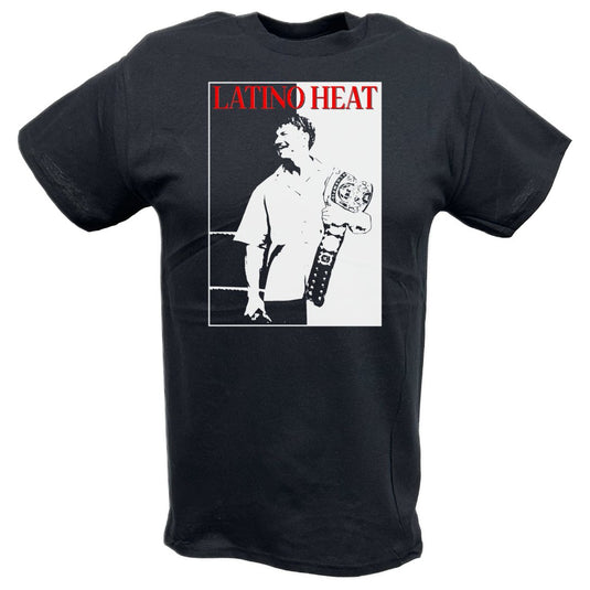 Eddie Guerrero Addicted to the Heat Championship Belt Mens Black T-shirt