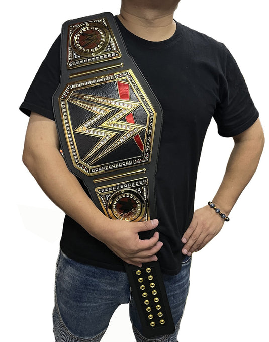 WWE World Heavyweight Championship Replica Title Belt Black Adult Size