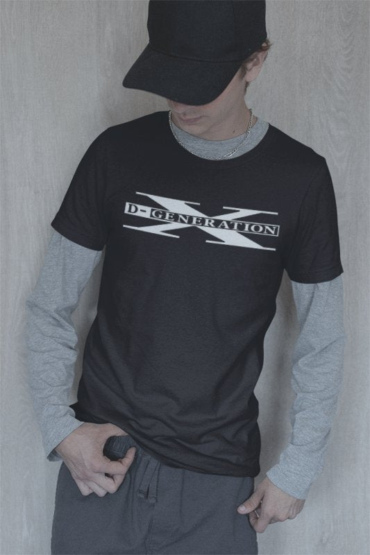 DX D-Generation X Two Words Classic Logo Black T-shirt