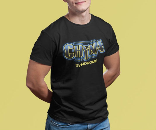 WWF Chyna Syndrome Mens Black T-shirt