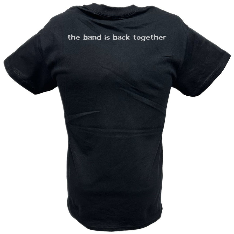 Load image into Gallery viewer, nWo New World Order Band is Back Together Black T-shirt
