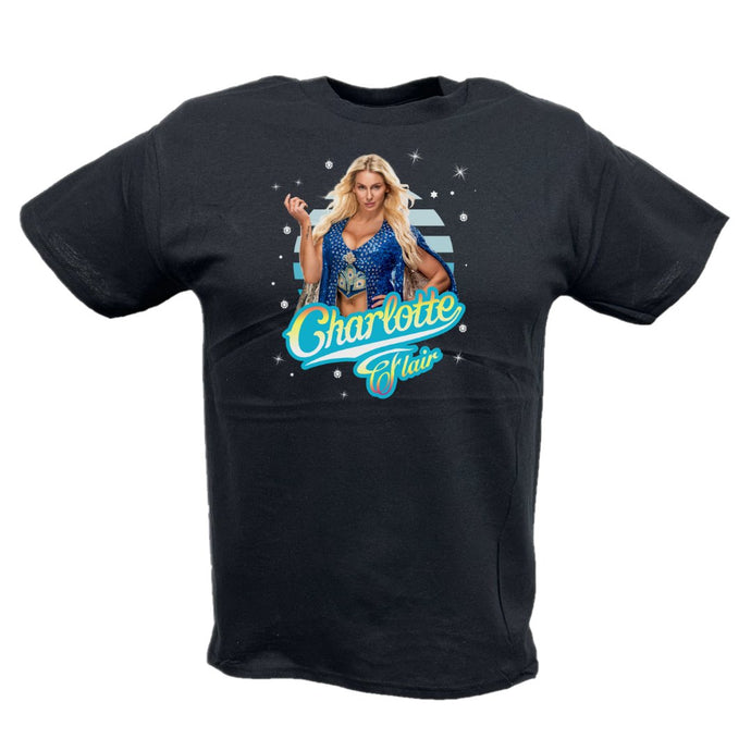 Charlotte Flair Starlight Youth Kids Black T-shirt