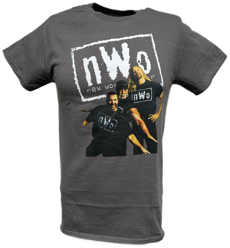 Load image into Gallery viewer, nWo New World Order Trio Mens T-shirt Hogan Hall Nash
