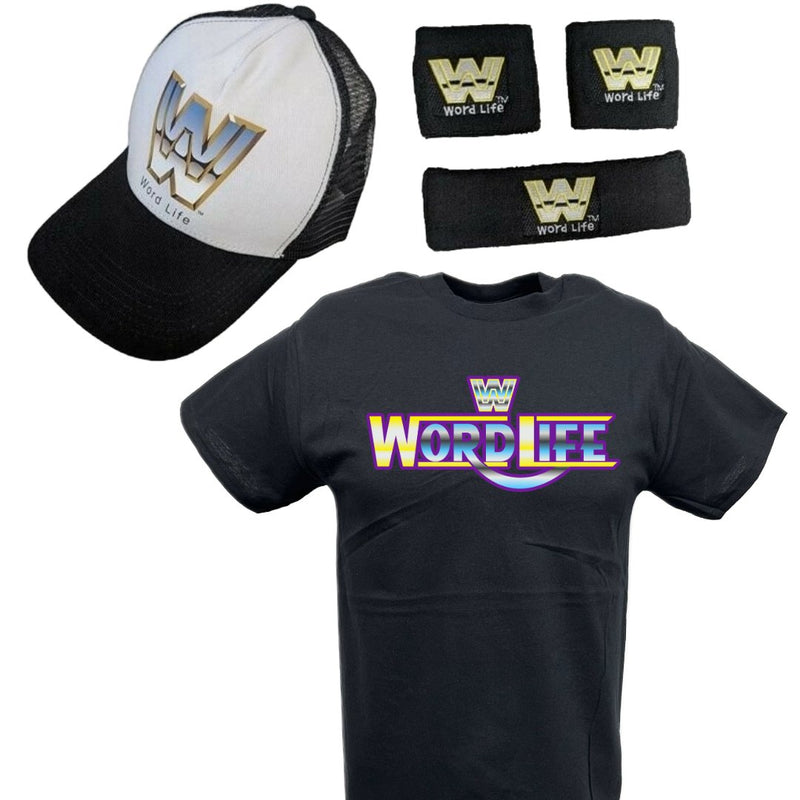 Load image into Gallery viewer, John Cena Word Life Mens Costume Hat T-shirt Wristbands
