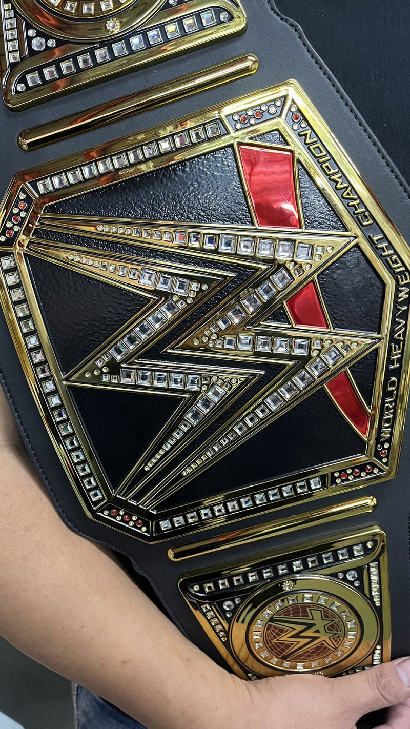 Load image into Gallery viewer, WWE World Heavyweight Championship Replica Title Belt Black Adult Size
