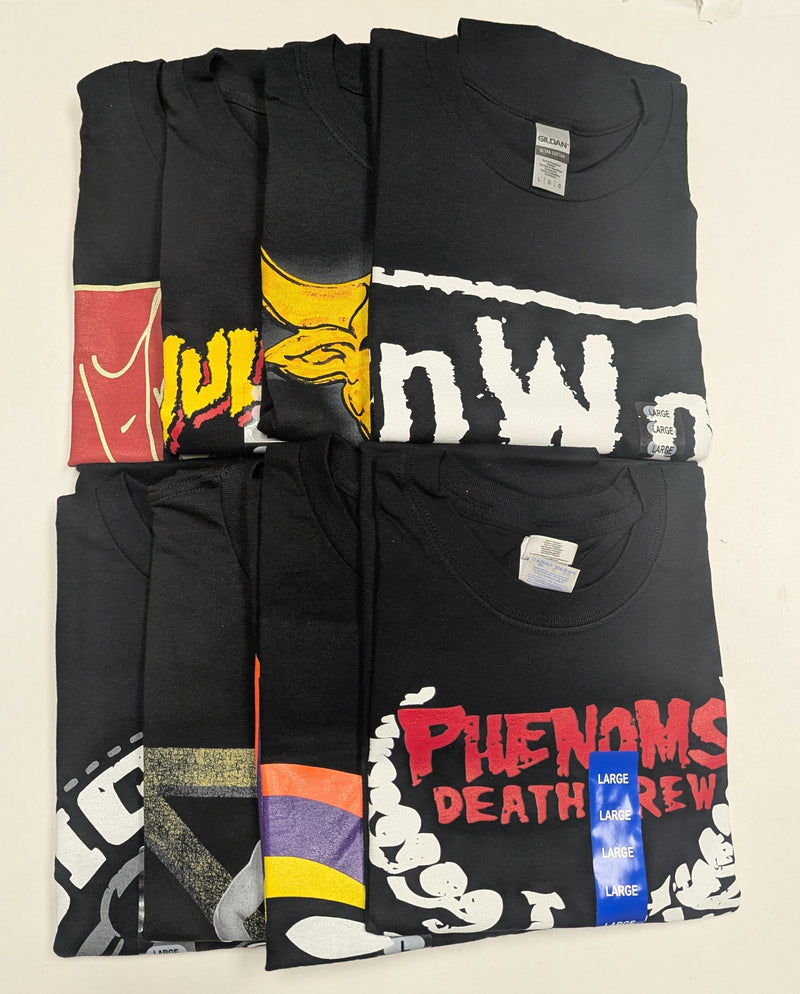 Load image into Gallery viewer, 8 Men Size Large WWE T-shirts | Cena Orton Undertaker The Rock Lot 2
