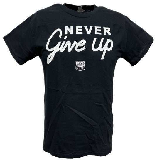 John Cena Never Give Up White Logo T-shirt